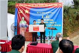 Quân khu: Bàn giao nhà tình nghĩa cho gia đình chính sách